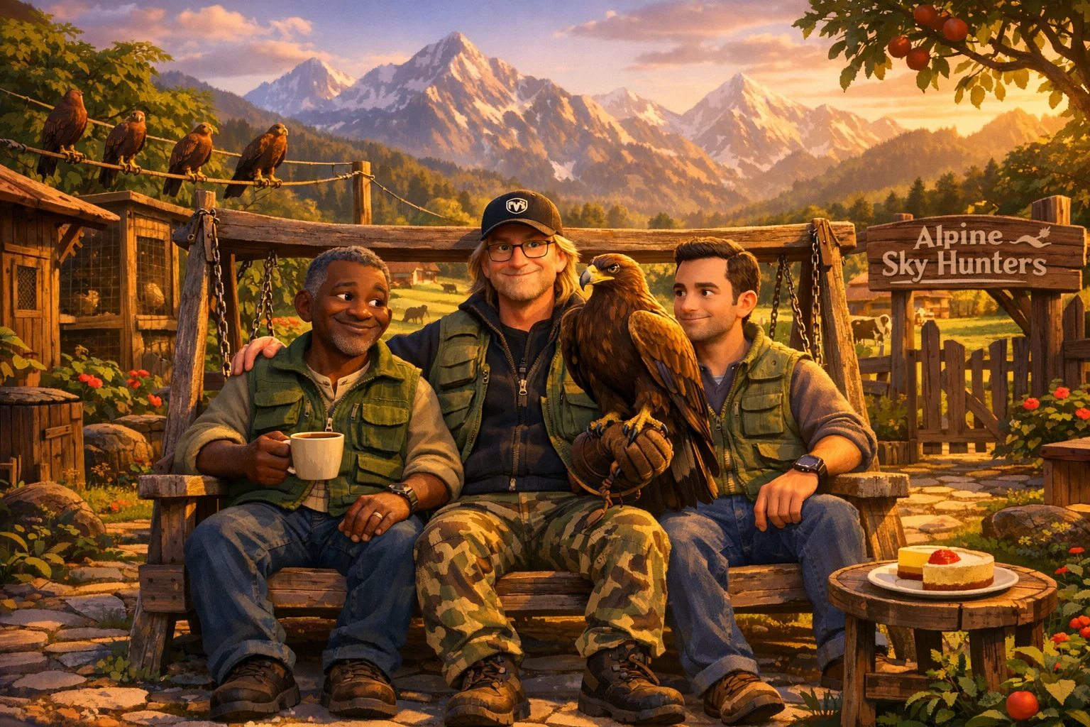 Falknerei Alpine Sky Hunters